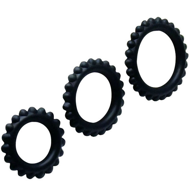 Titan set 3 pcs cook ring black 2.8+2.4+1.9 cm