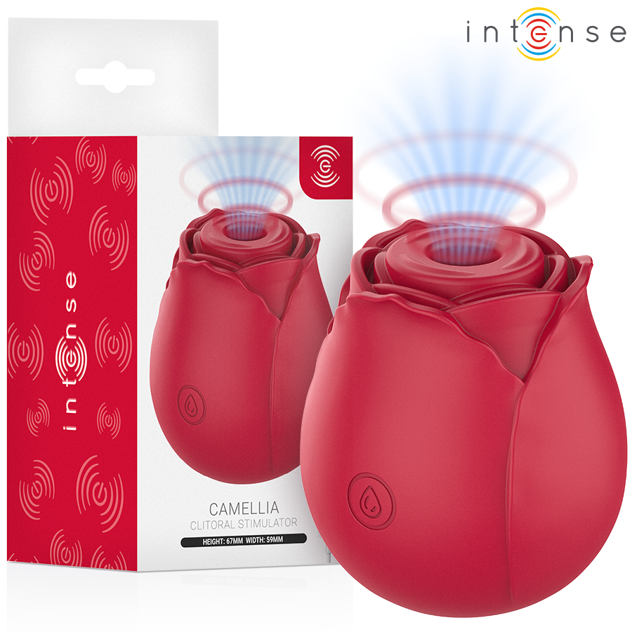 Camellia clitoral suction rose by waves bordeaux